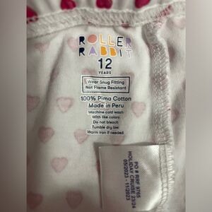 Girls size 12 roller rabbit pajamas only worn a few times